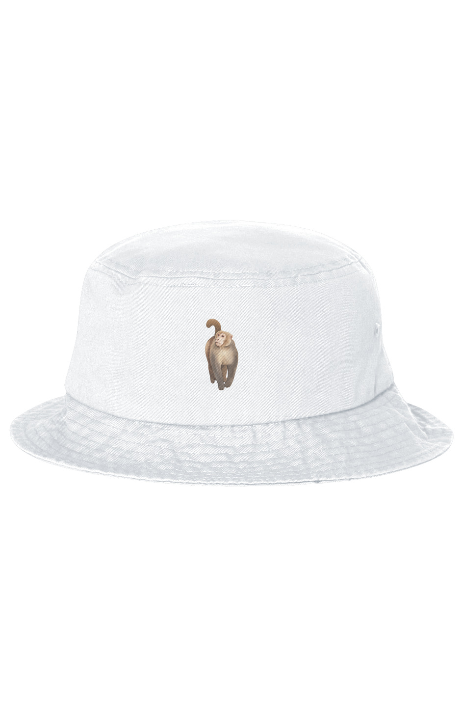 ZooWear - Monkey Unisex Bucket Hat White