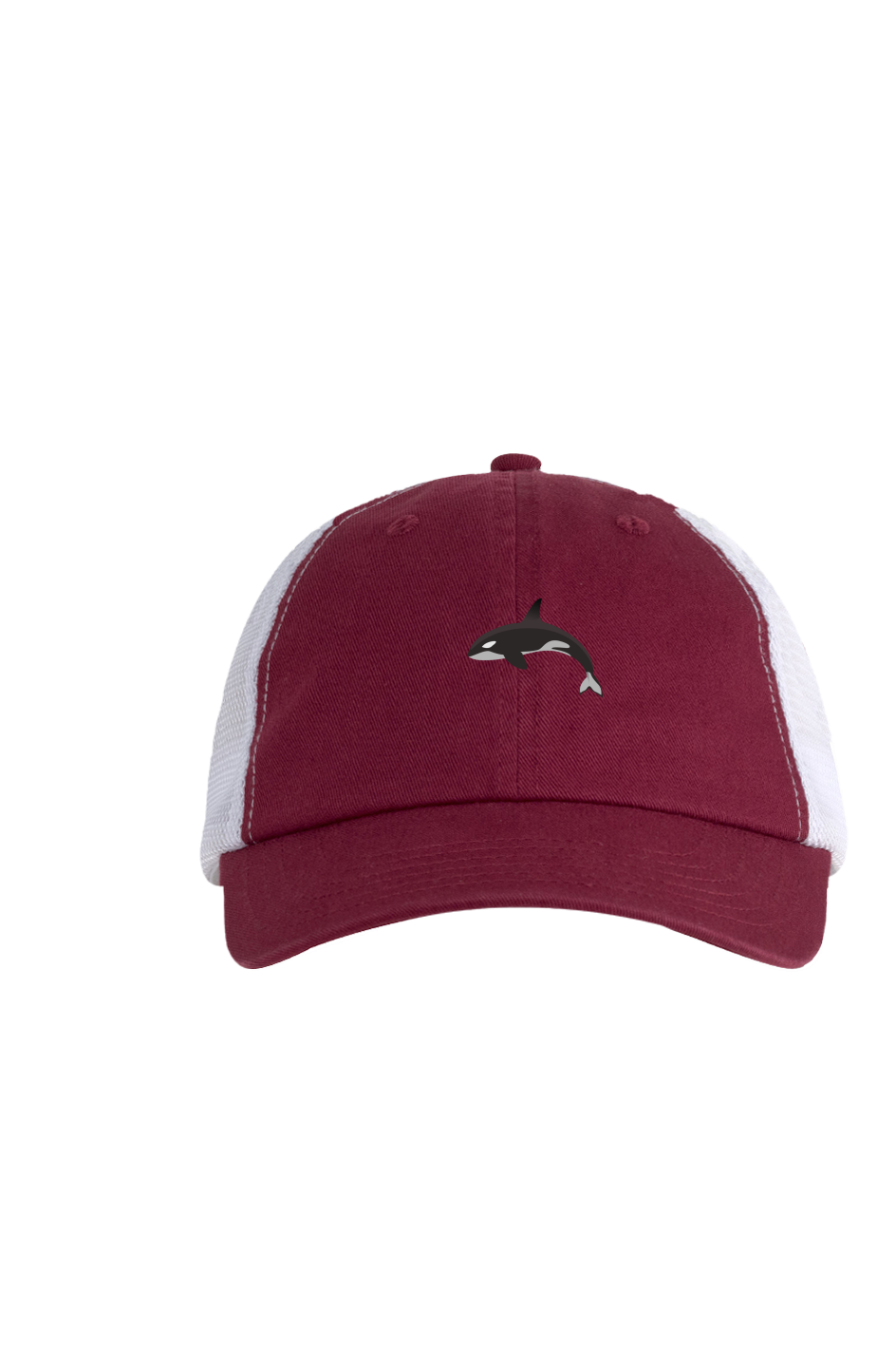 ZooWear - Orca Unisex Trucker Hat Maroon/White
