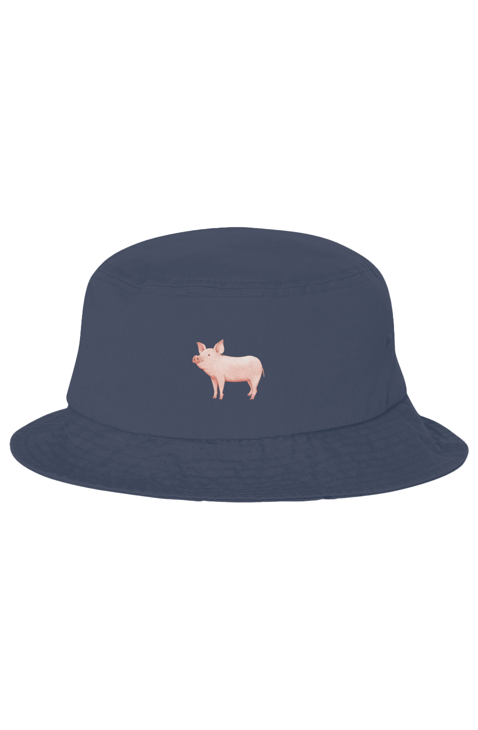 ZooWear - Pig Unisex Bucket Hat Navy