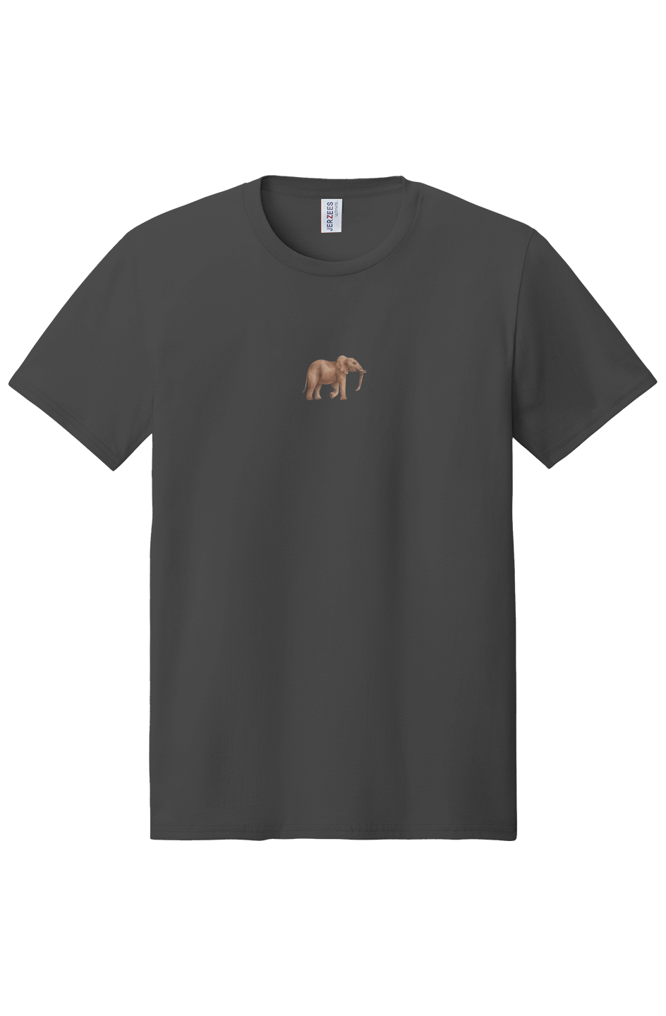 ZooWear - Elephant Unisex Tee Charcoal Grey