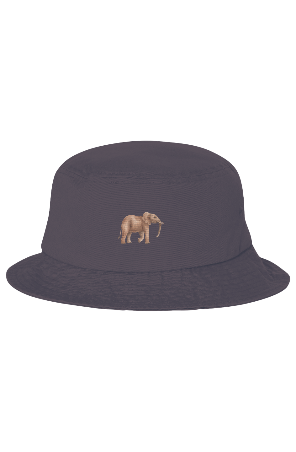 ZooWear - Elephant Unisex Bucket Hat Charcoal