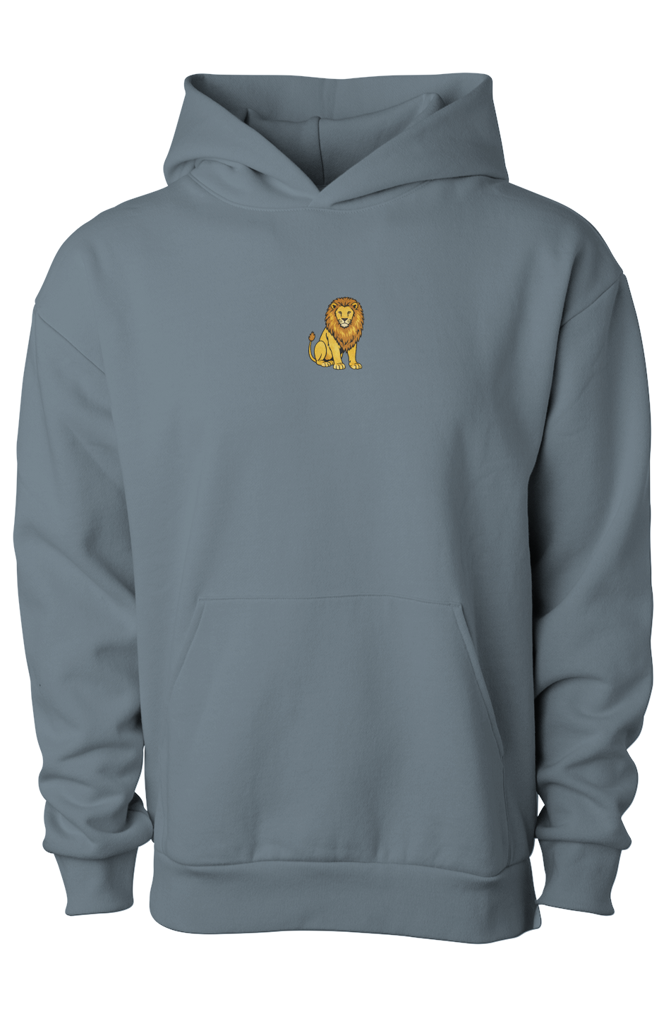 ZooWear - Lion Unisex Hoodie Blue Magic
