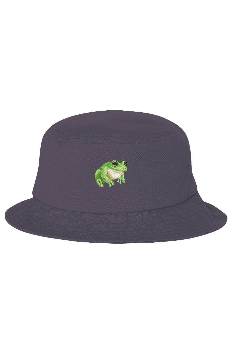 ZooWear - Frog Unisex Bucket Hat Charcoal Grey