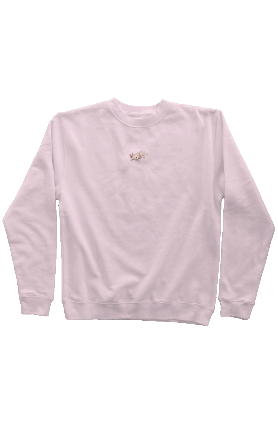 ZooWear - Axolotl Unisex Crewneck Light Pink