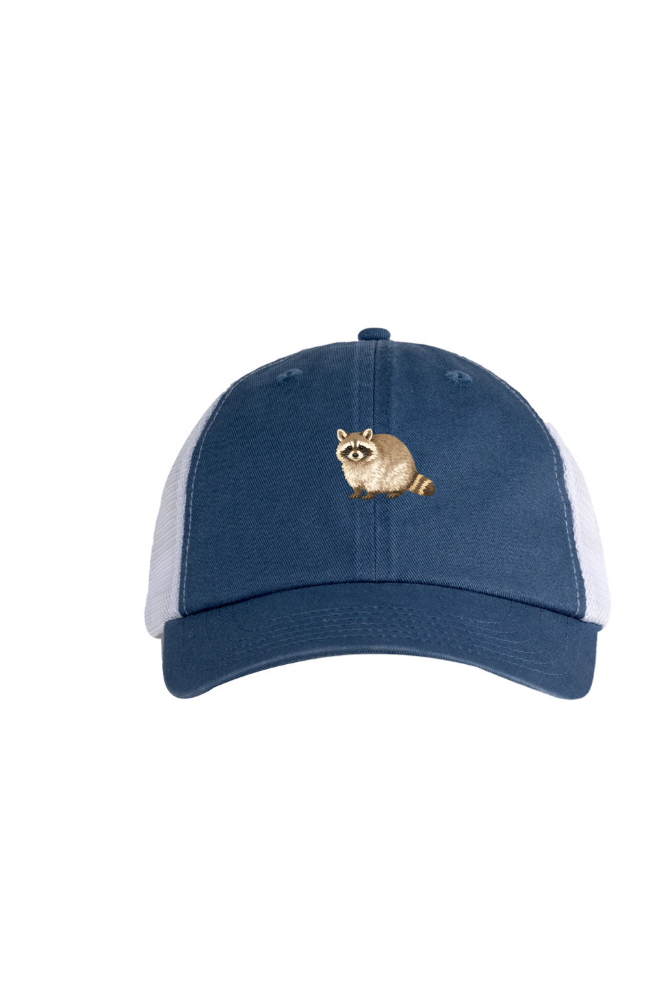 ZooWear - Raccoon Trucker Hat Indigo/White