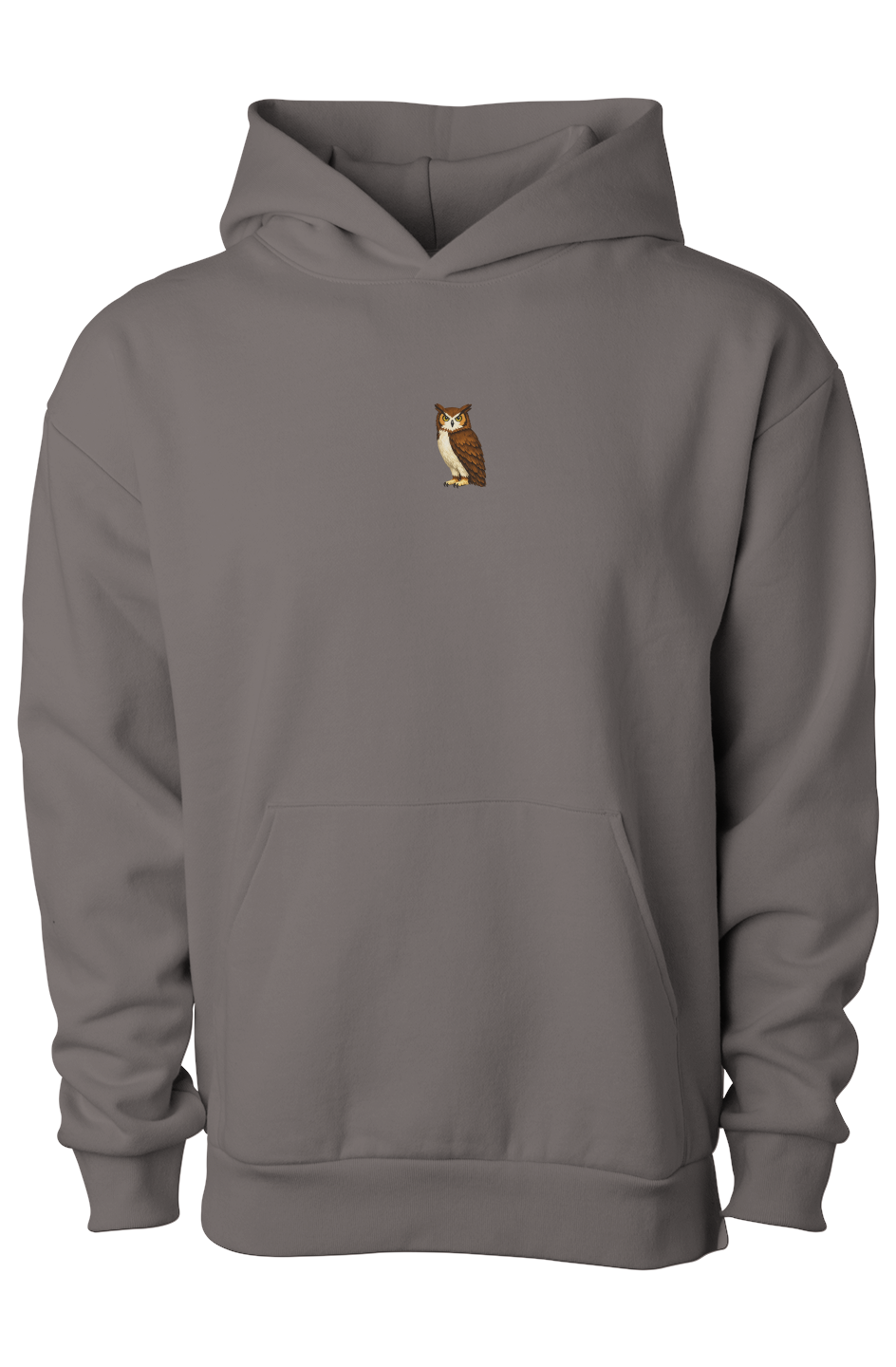 ZooWear - Owl Unisex Hoodie Pigment Black