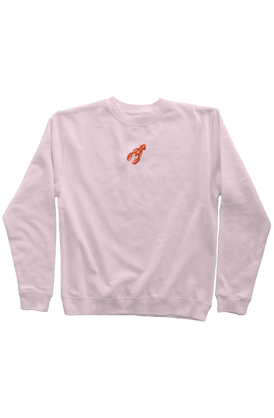 ZooWear - Lobster Unisex Crewneck Light Pink