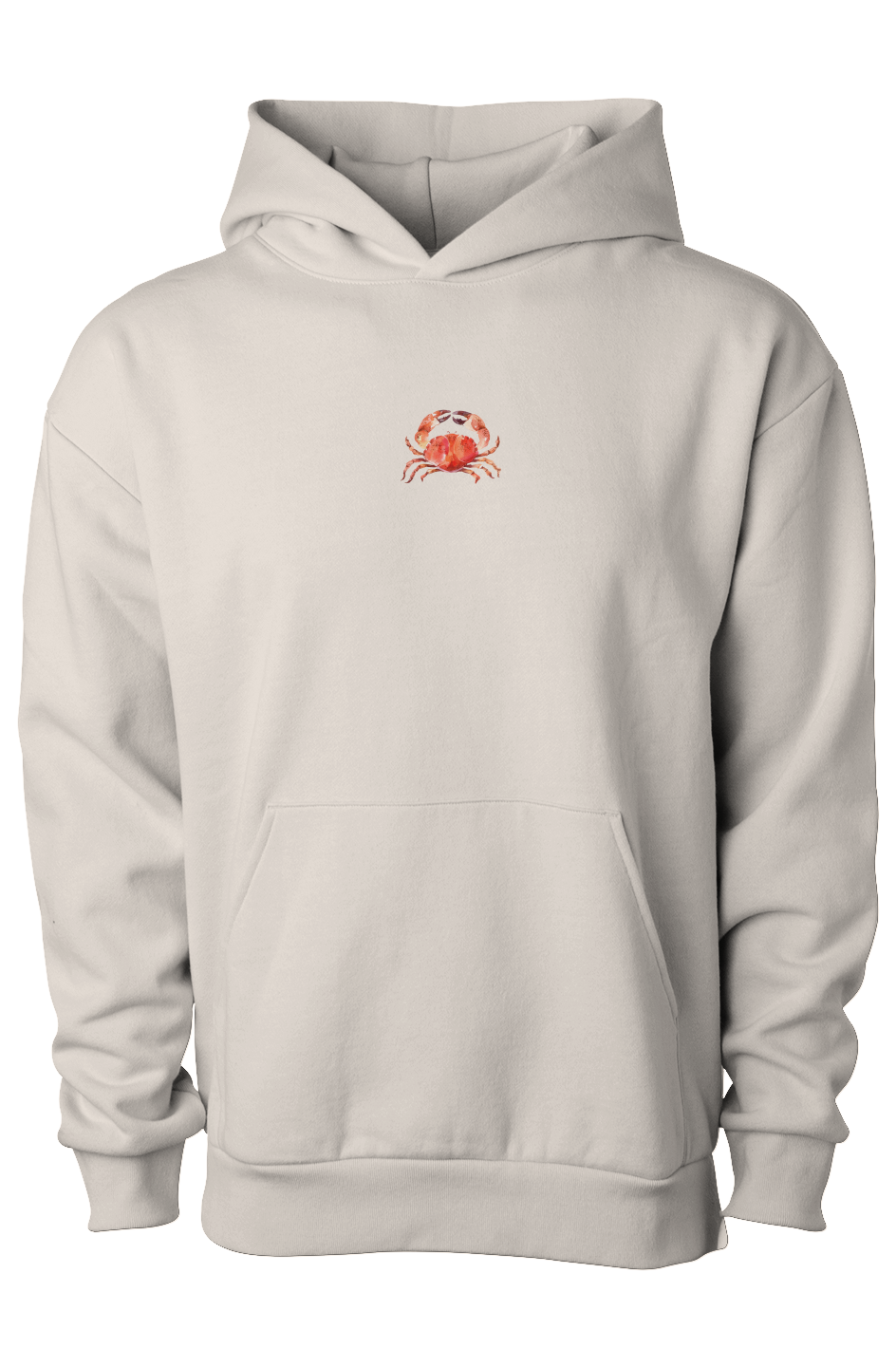 ZooWear - Crab Unisex Hoodie Ivory