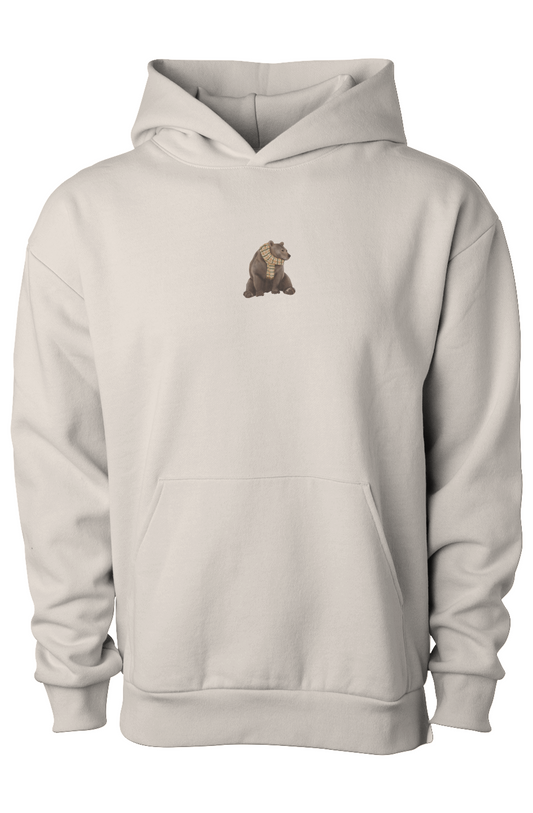 ZooWear - Brown Bear Unisex Hoodie Ivory