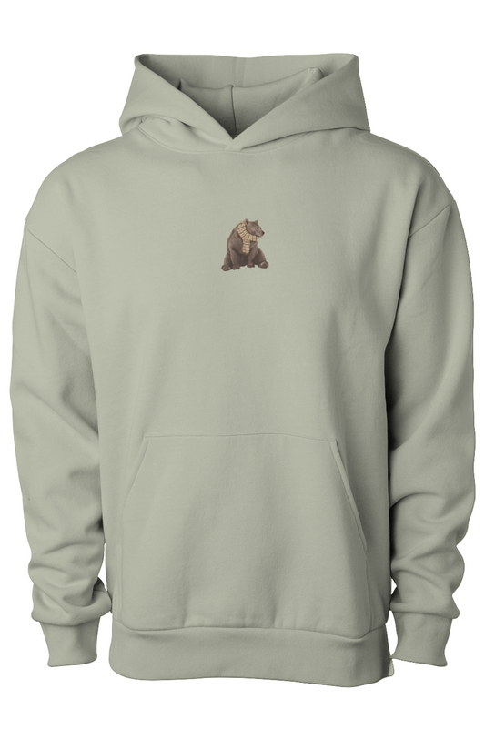 ZooWear - Brown Bear Unisex Hoodie Honey Dew