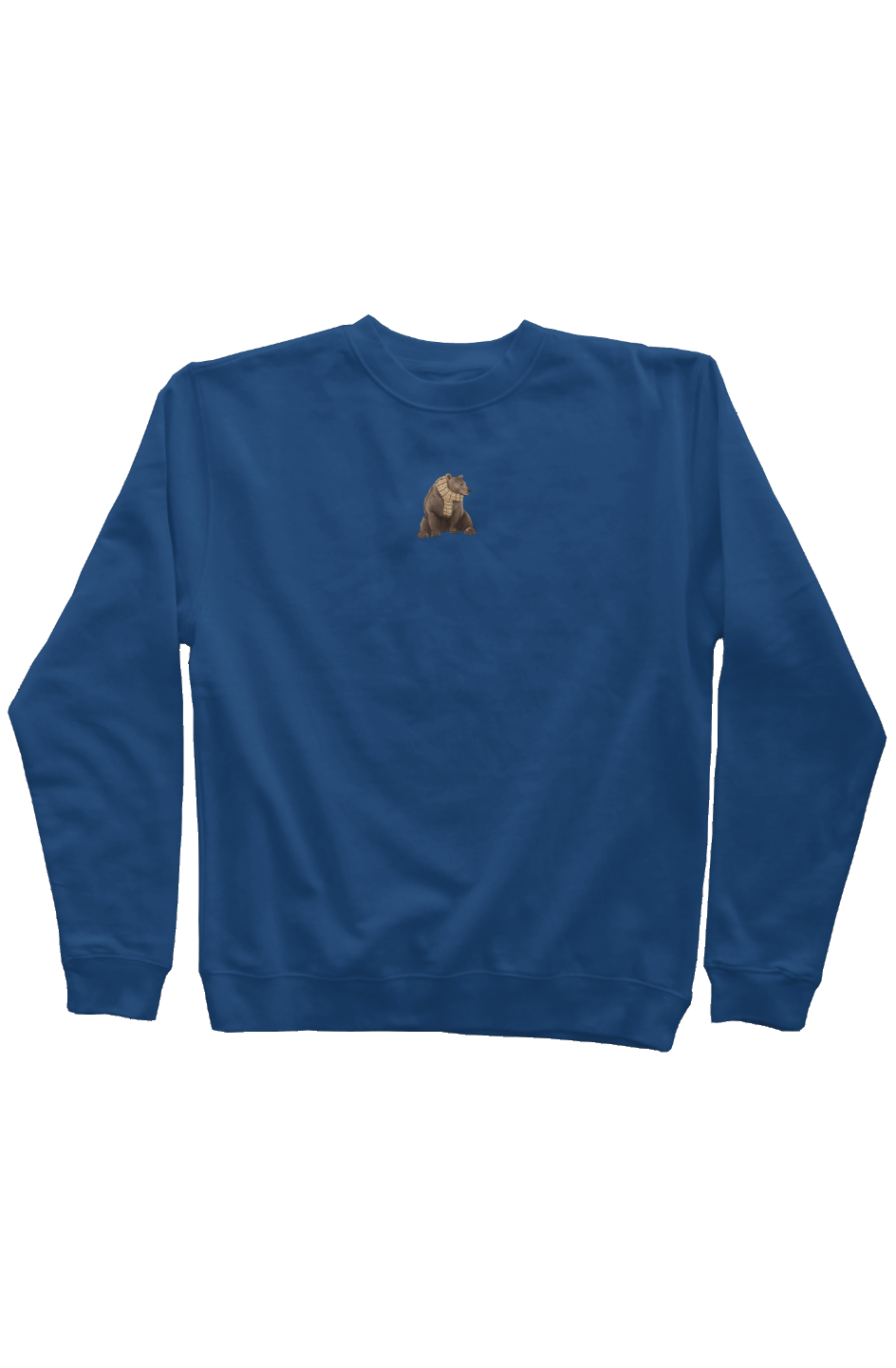 ZooWear - Brown Bear Unisex Crewneck Royal