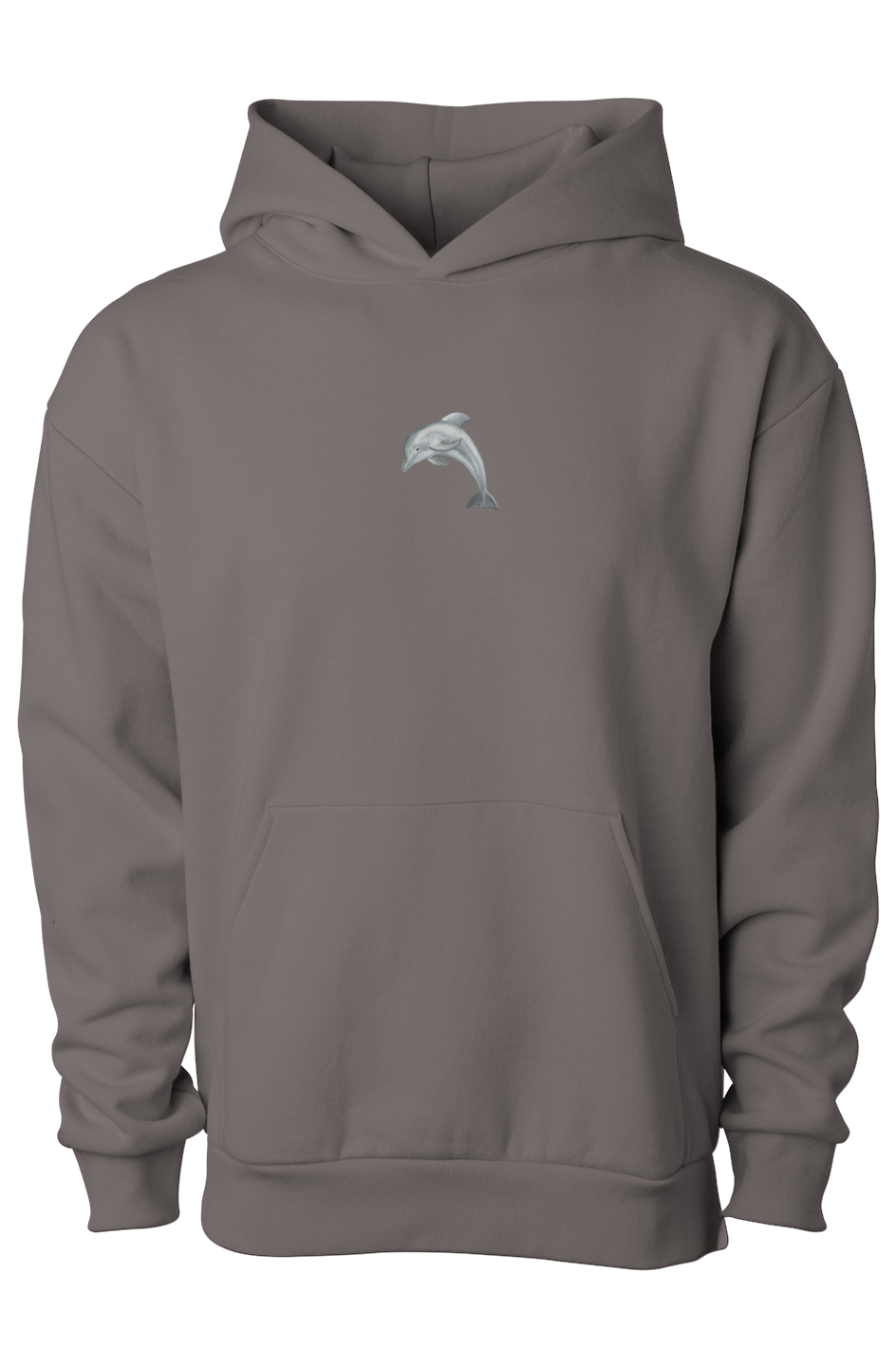 ZooWear - Dolphin Unisex Hoodie Pigment Black 