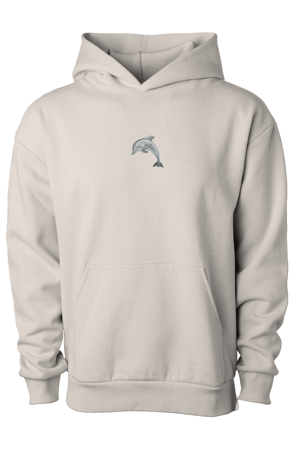 ZooWear - Dolphin Unisex Hoodie Ivory