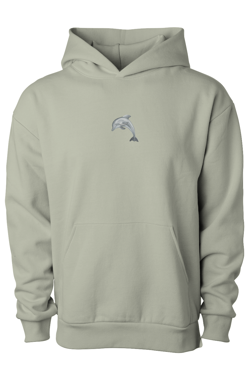 ZooWear - Dolphin Unisex Hoodie Honey Dew