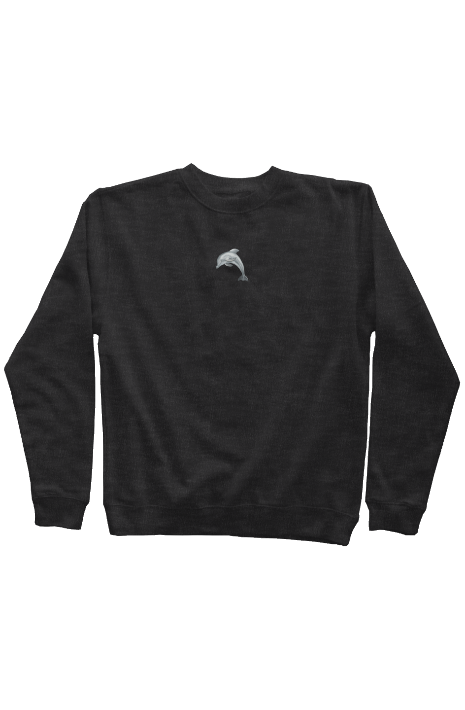 ZooWear - Dolphin Unisex Crewneck Charcoal Heather