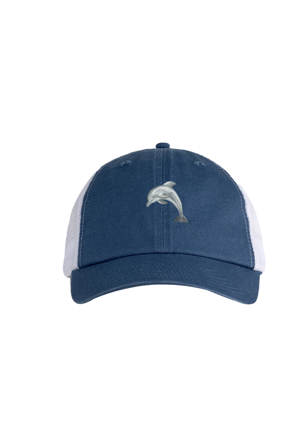 ZooWear - Dolphin Unisex Trucker Hat Indigo/White