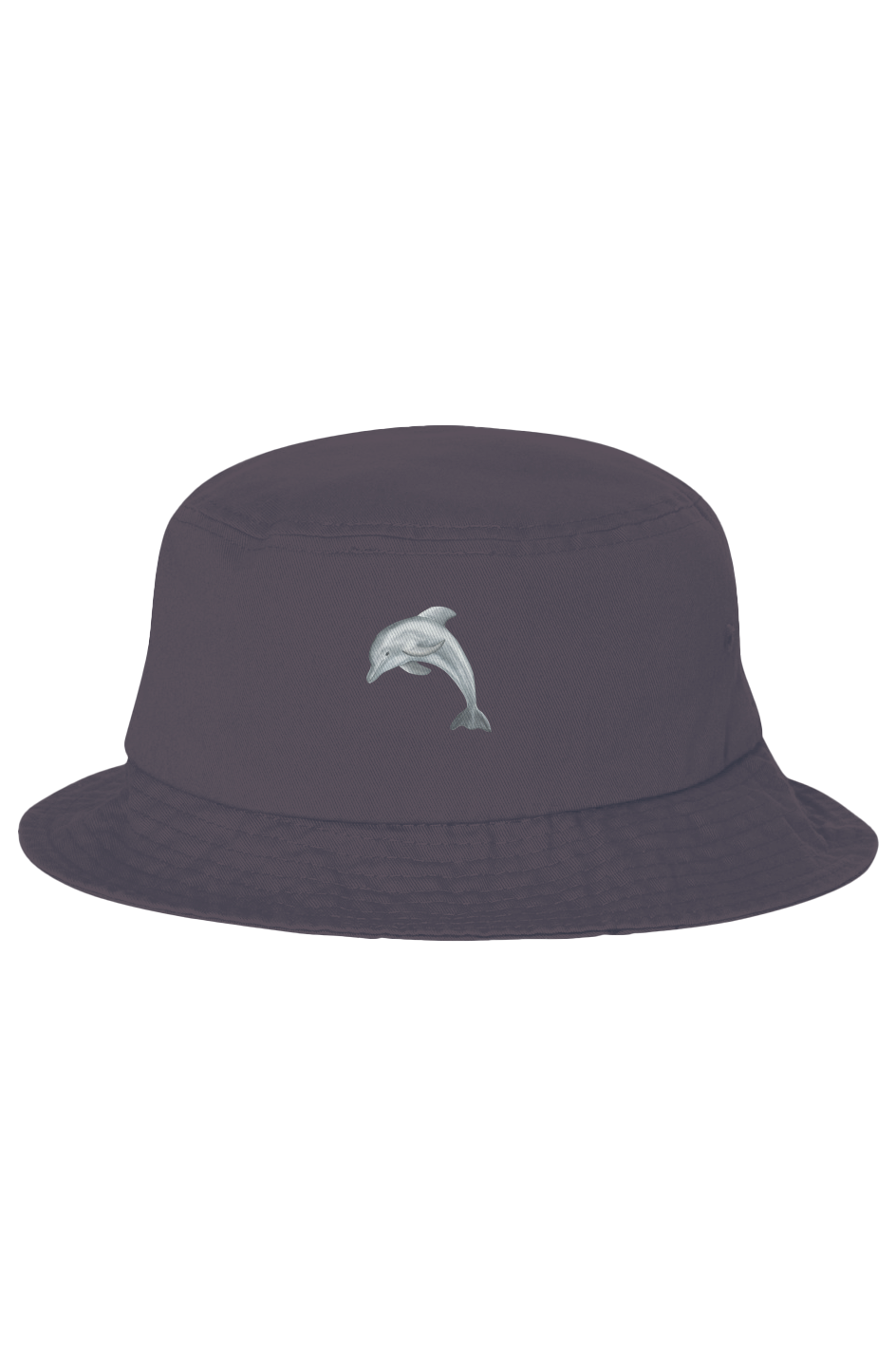 ZooWear - Dolphin Unisex Bucket Hat Charcoal Grey