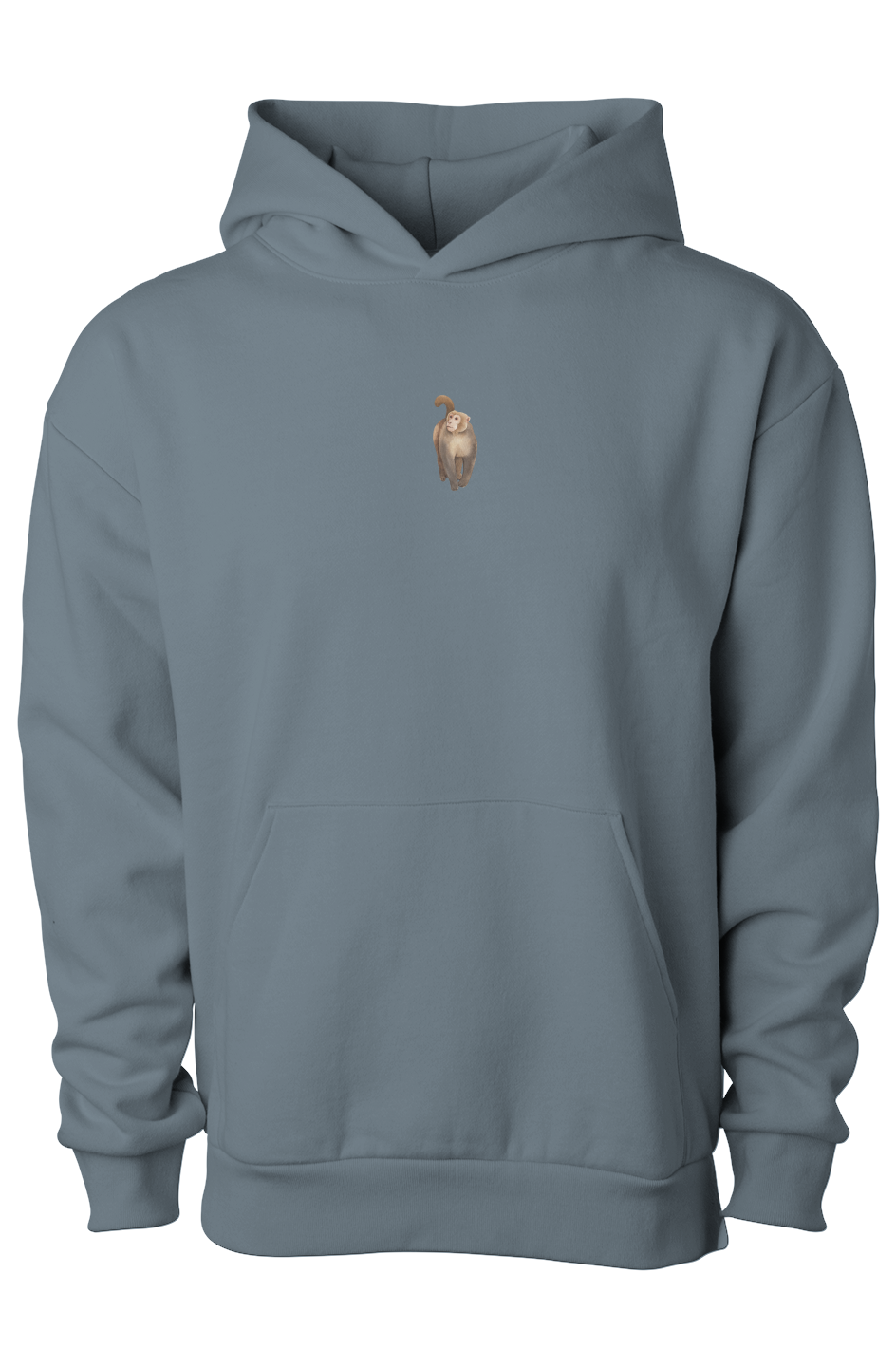 ZooWear - Monkey Unisex Hoodie Blue Magic