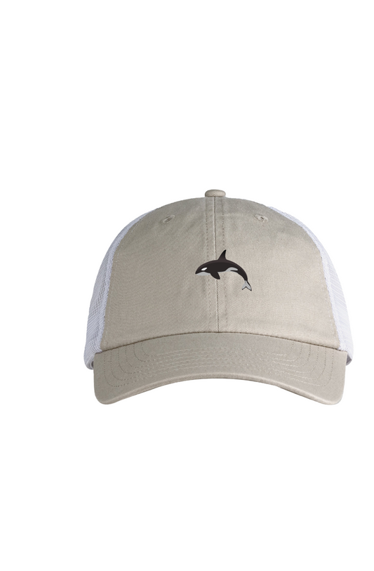ZooWear - Orca Unisex Trucker Hat Stone/White