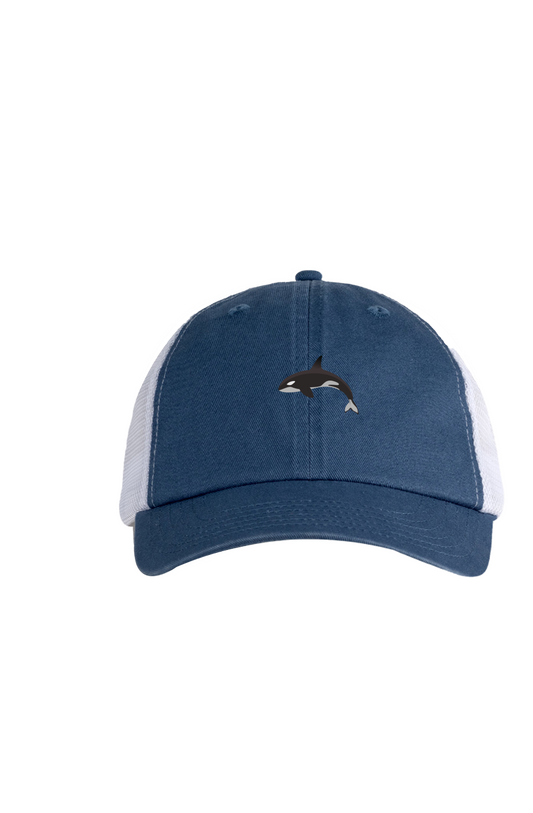 ZooWear - Orca Unisex Trucker Hat Indigo/White