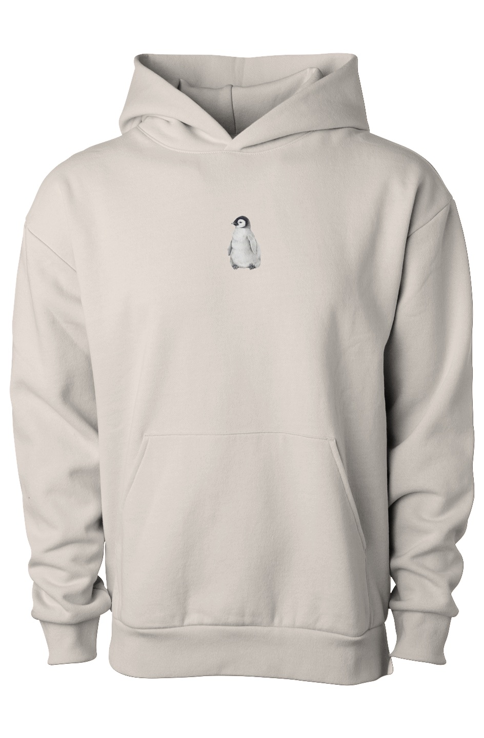ZooWear - Penguin Unisex Hoodie Ivory 
