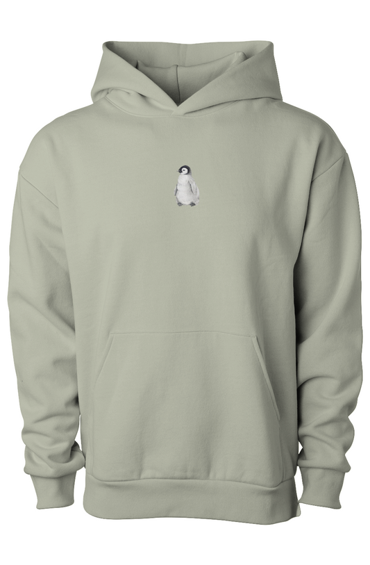 ZooWear - Penguin Unisex Hoodie Honey Dew