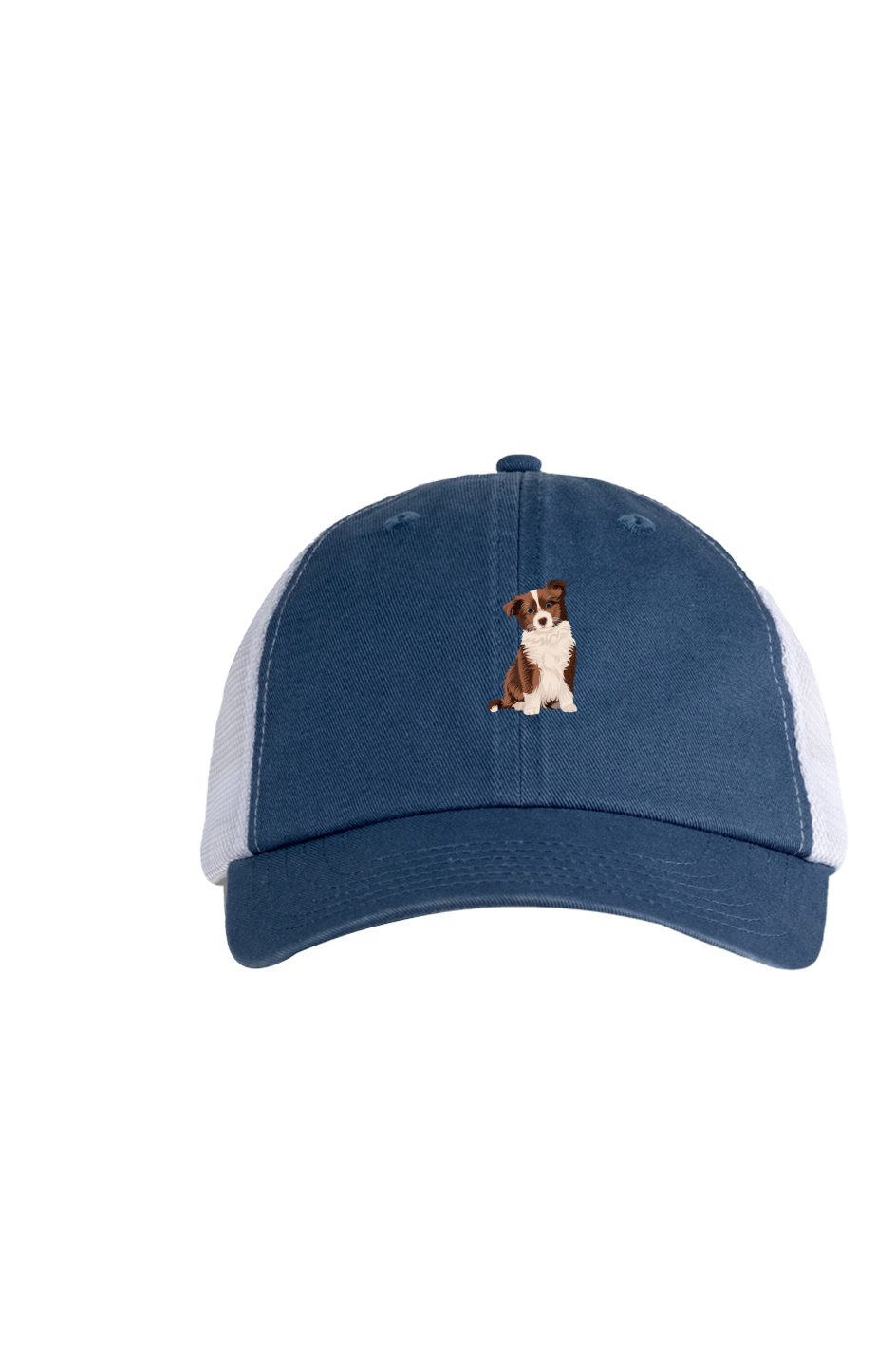 ZooWear - Dog Unisex Trucker Hat Indigo/White