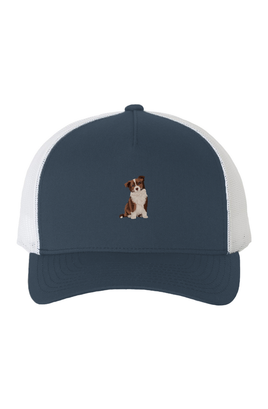 ZooWear - Dog Unisex Premium Trucker Hat Navy 