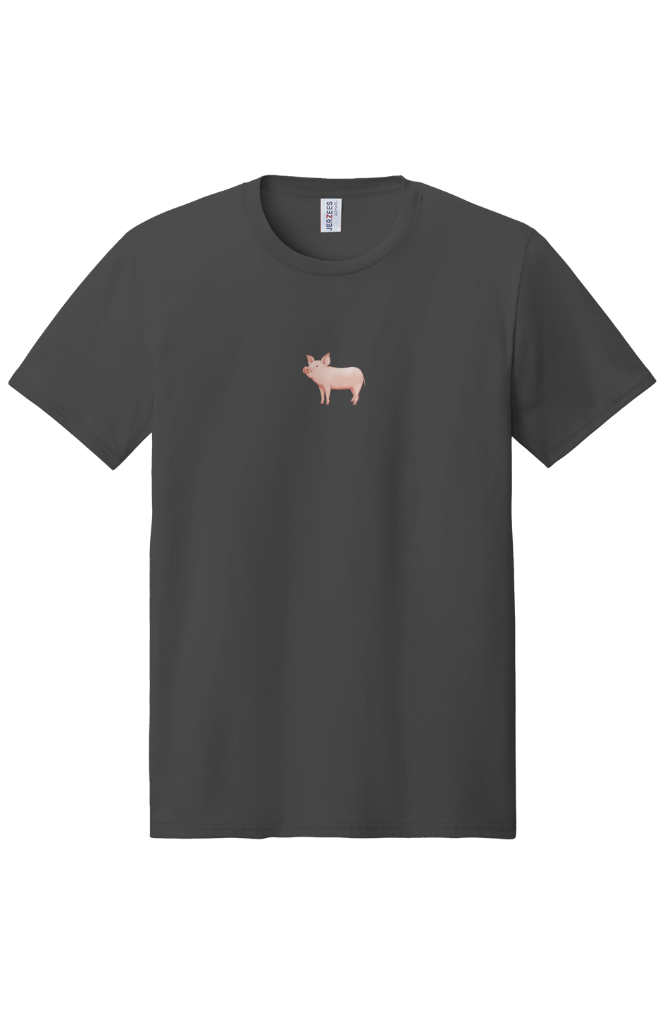 ZooWear - Pig Unisex Tee Charcoal Grey 