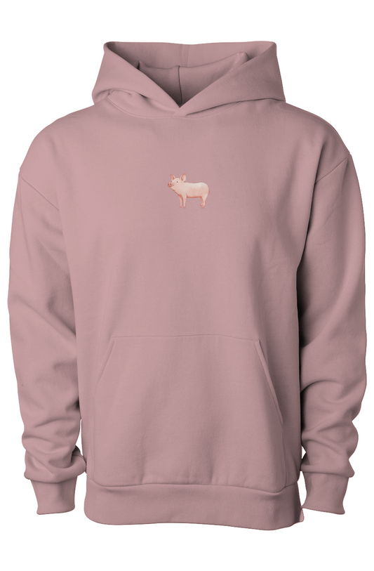 ZooWear - Pig Unisex Hoodie Orchid