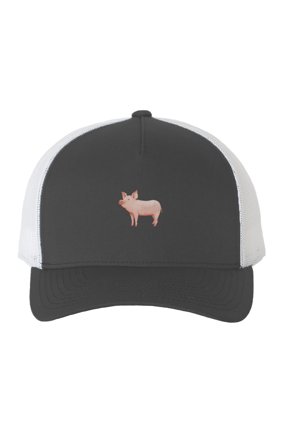 ZooWear - Pig Unisex Premium Trucker Hat Charcoal/