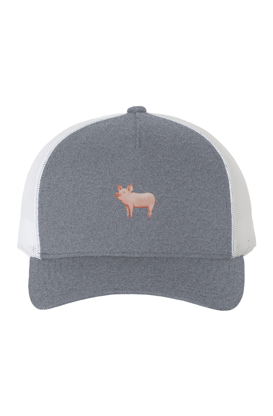 ZooWear - Pig Unisex Premium Trucker Hat Heather/W