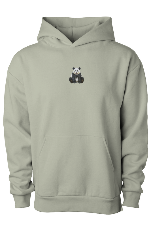 ZooWear - Panda Unisex Hoodie Honey Dew