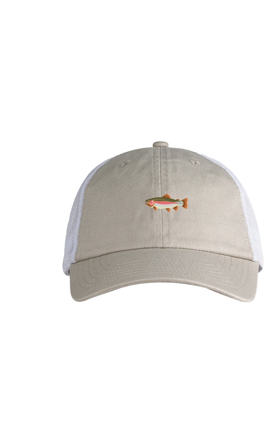 ZooWear - Salmon Unisex Trucker Hat Stone/White