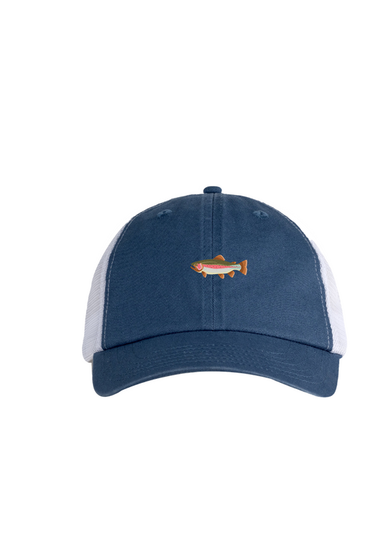 ZooWear - Salmon Unisex Trucker Hat Indigo/White