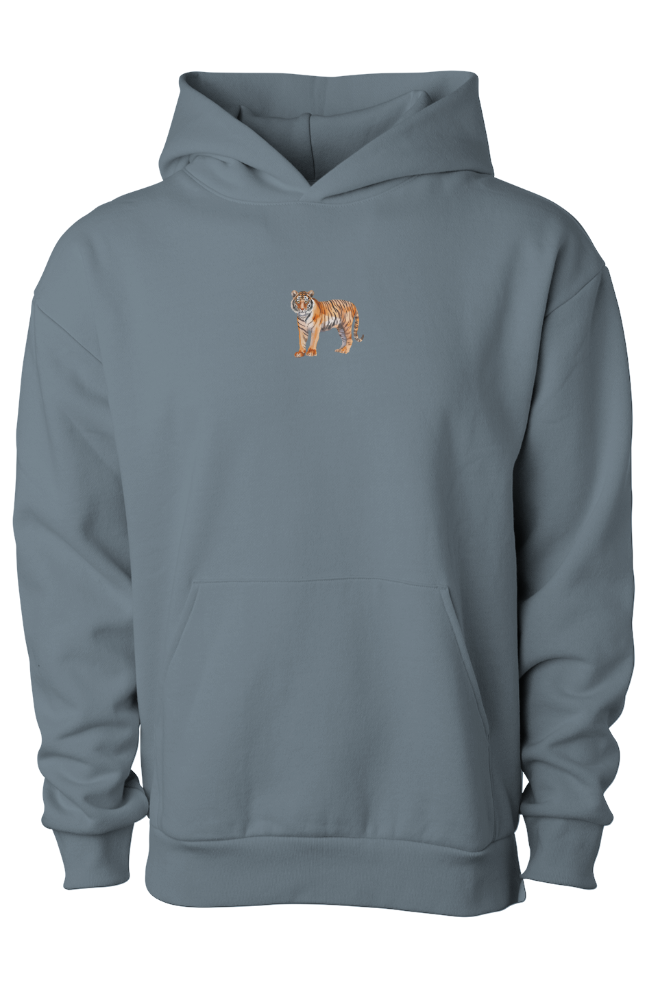 ZooWear - Tiger Unisex Hoodie Blue Magic