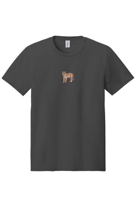 ZooWear - Tiger Unisex Tee Charcoal Grey