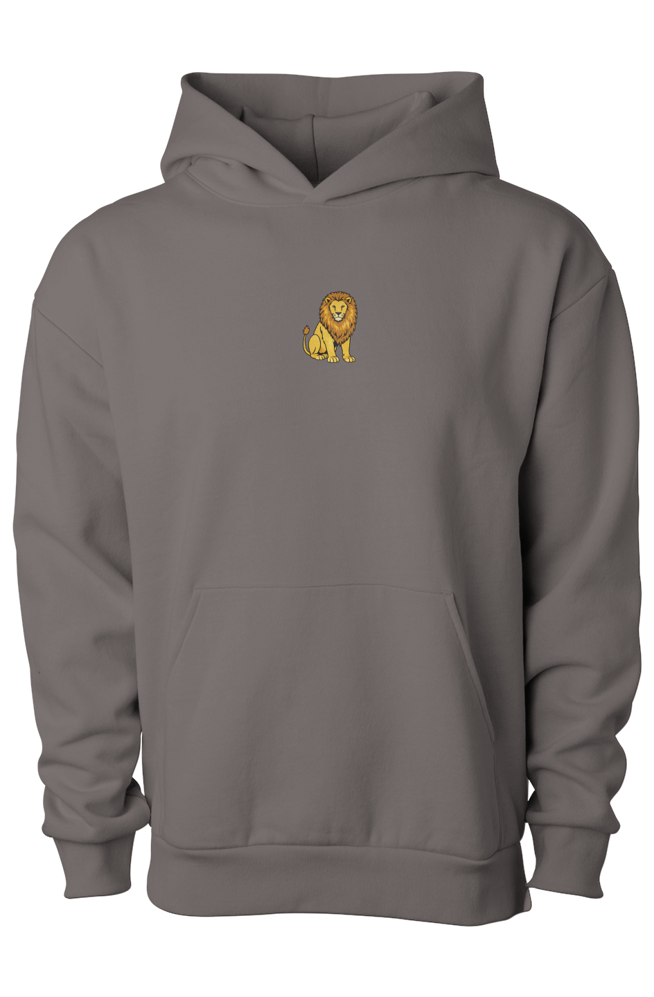 ZooWear - Lion Unisex Hoodie Pigment Black 