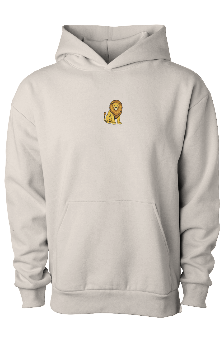 ZooWear - Lion Unisex Hoodie Ivory