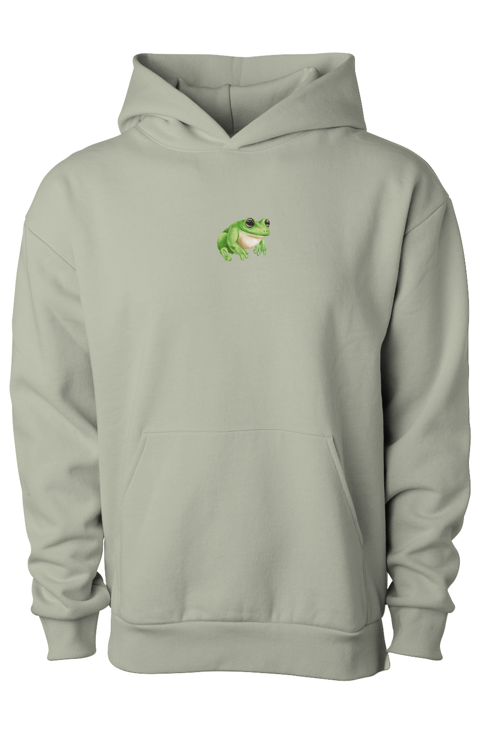 ZooWear - Frog Unisex Hoodie Honey Dew