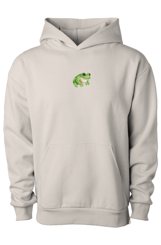 ZooWear - Frog Unisex Hoodie Ivory