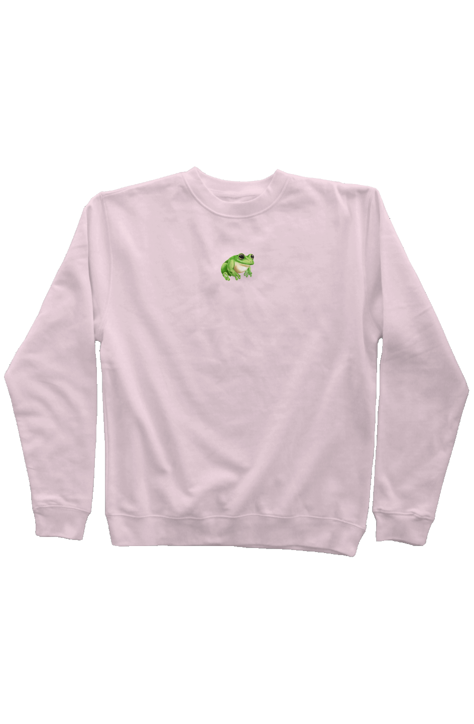 ZooWear - Frog Unisex Crewneck Light Pink