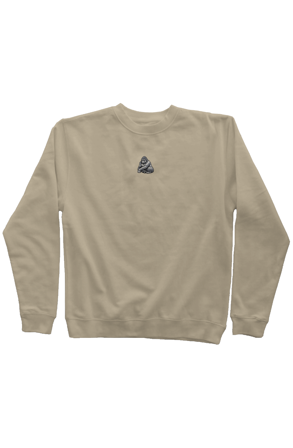 ZooWear - Gorilla Unisex Crewneck Sandstone