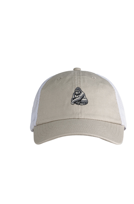 ZooWear - Gorilla Trucker Hat Stone/White