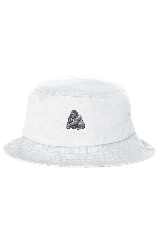 ZooWear - Gorilla Bucket Hat White