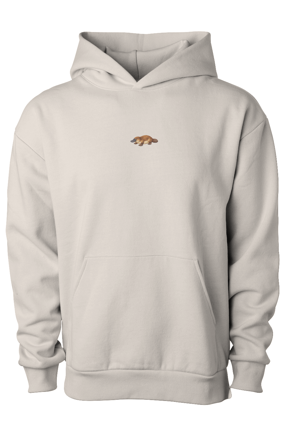 ZooWear - Platypus Unisex Hoodie Ivory