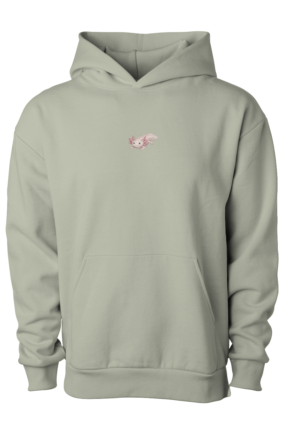 ZooWear - Axolotl Unisex Hoodie Honey Dew