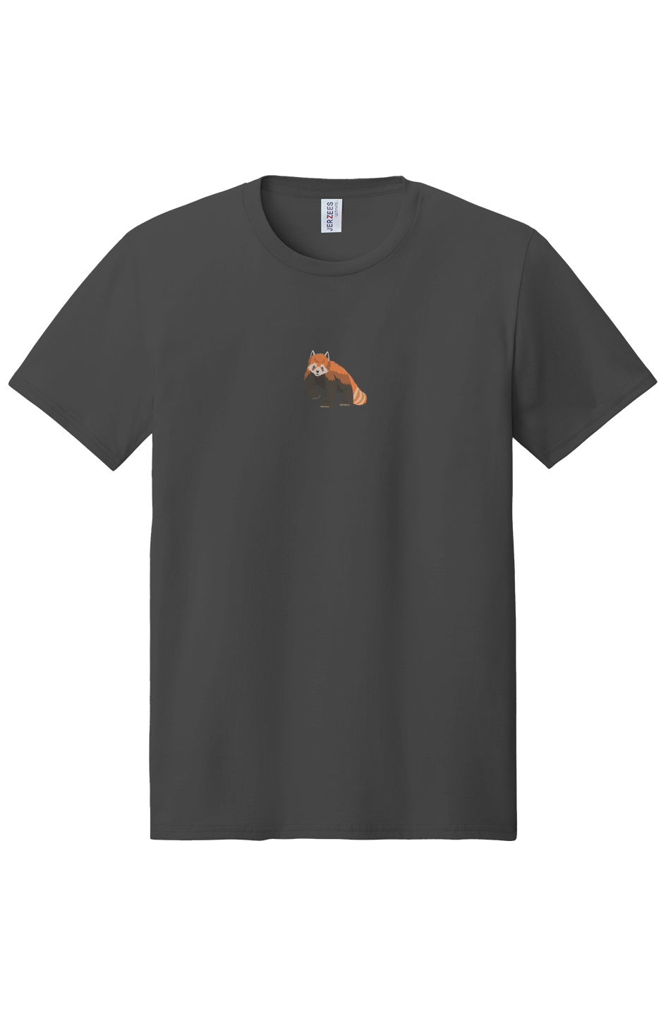 ZooWear - Red Panda Unisex Tee Charcoal Grey