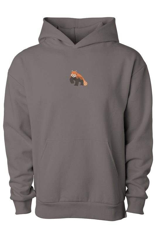 ZooWear - Red Panda Unisex Hoodie Pigment Black