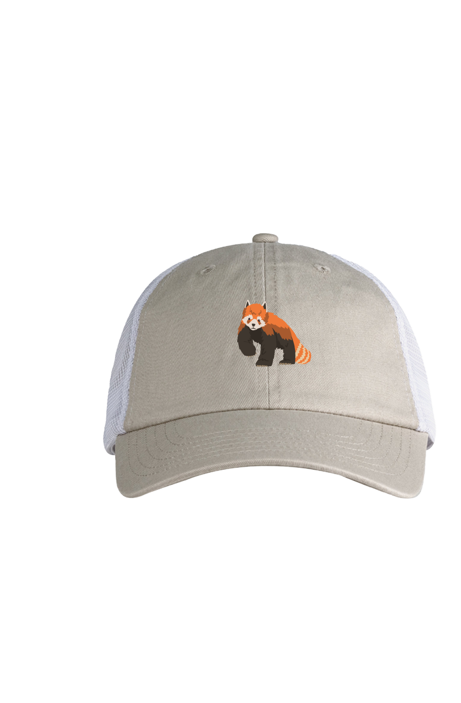 ZooWear - Red Panda Trucker Hat Stone/White